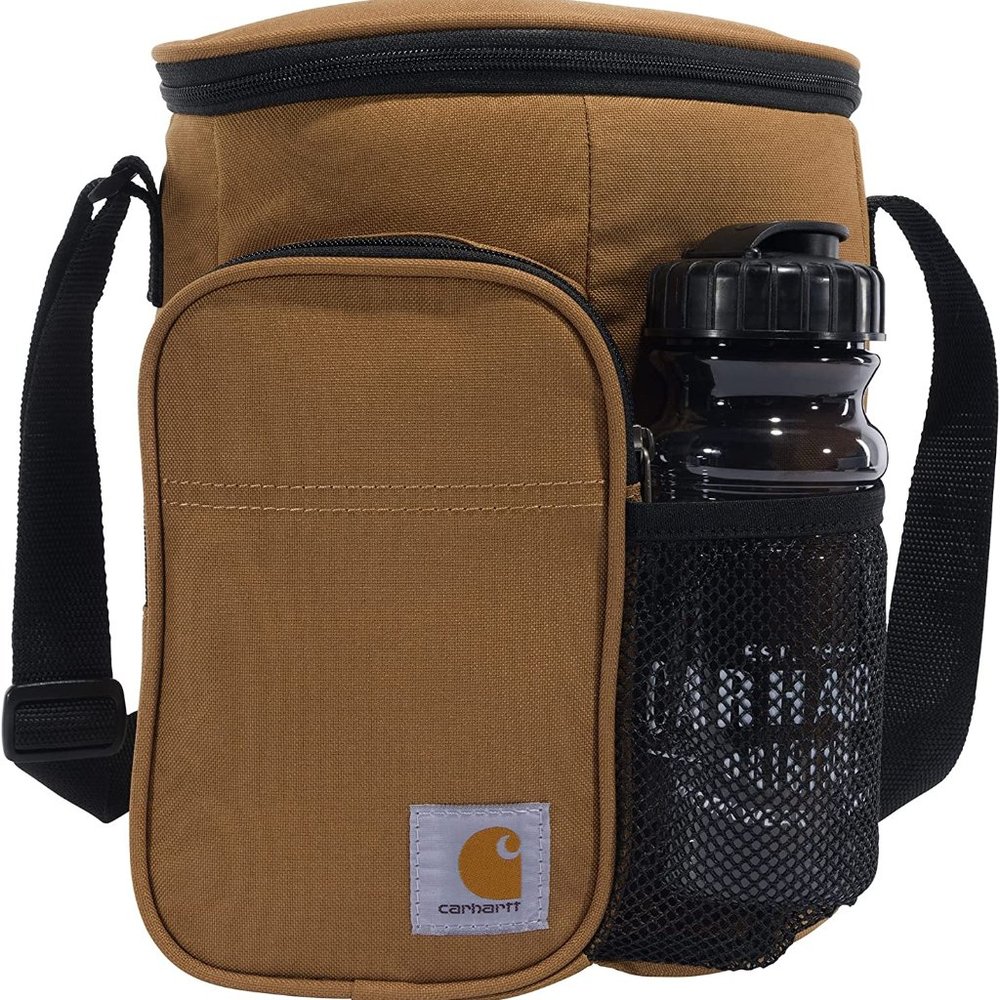 Carhartt Vertical Insulated Lunch Cooler Bag with Water Bottle